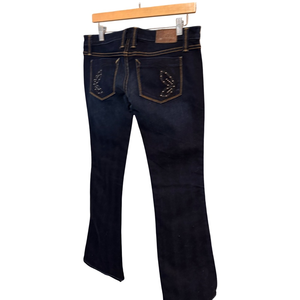 Frankie B. Blue Boot Cut Jeans Classic Denim Style - Picture 2 of 8